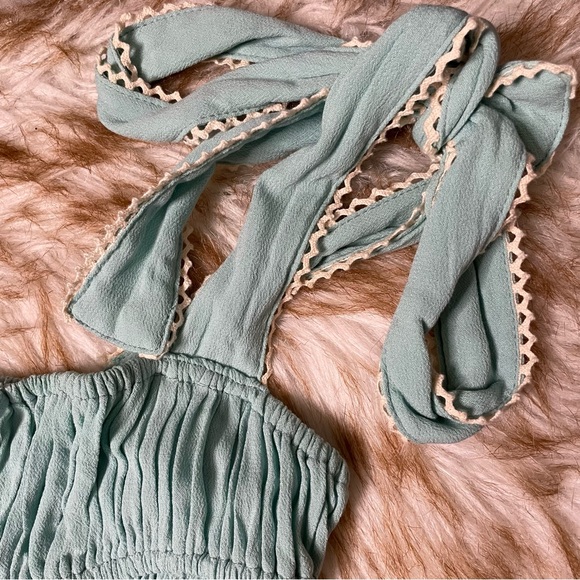 Chelsea & Violet Smocked tiered ruffle mini dress - Picture 8 of 11